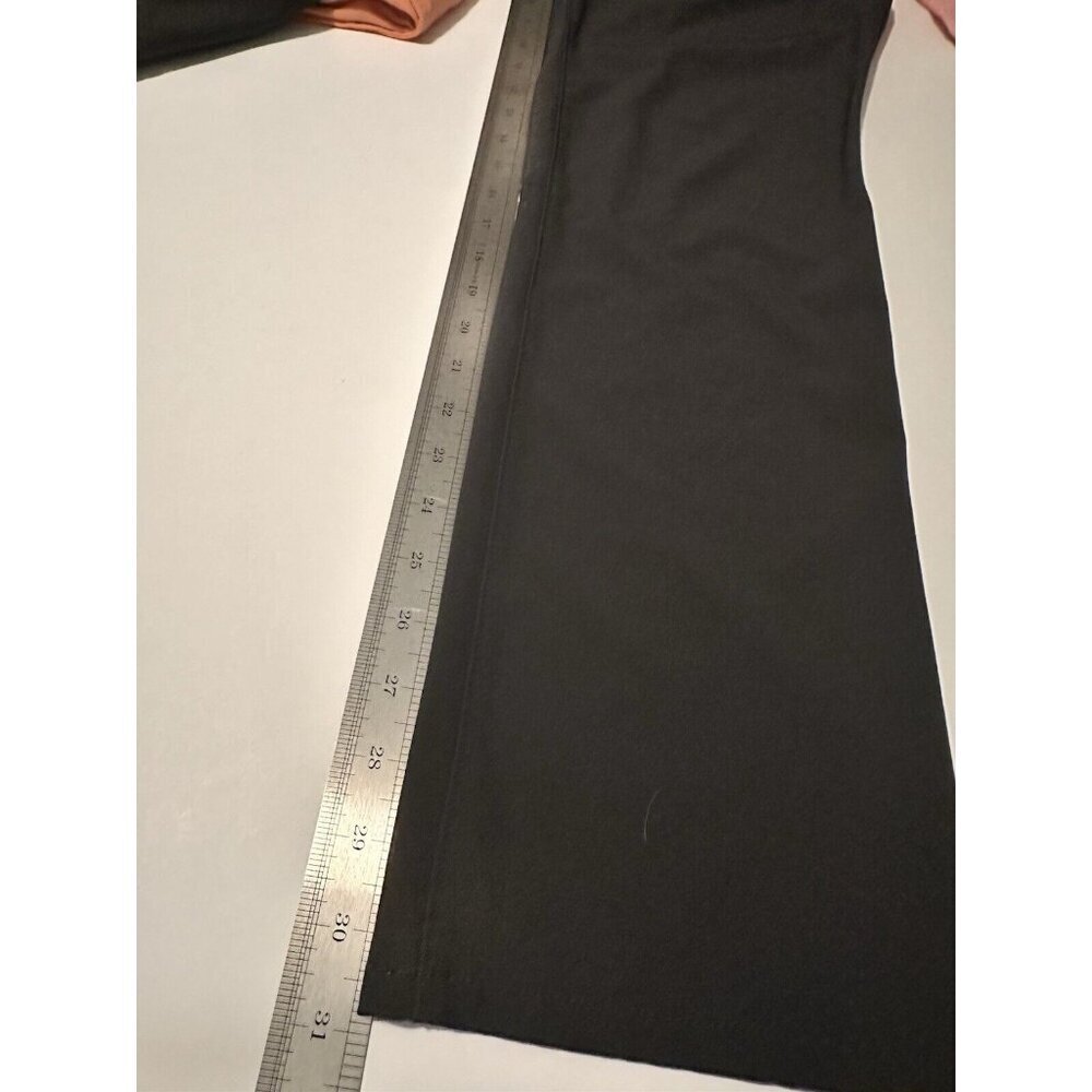 Eddie Bauer Chino Pants Women Size 10 Black Polyester Stretch Slightly Curvy Fit - Picture 11 of 11